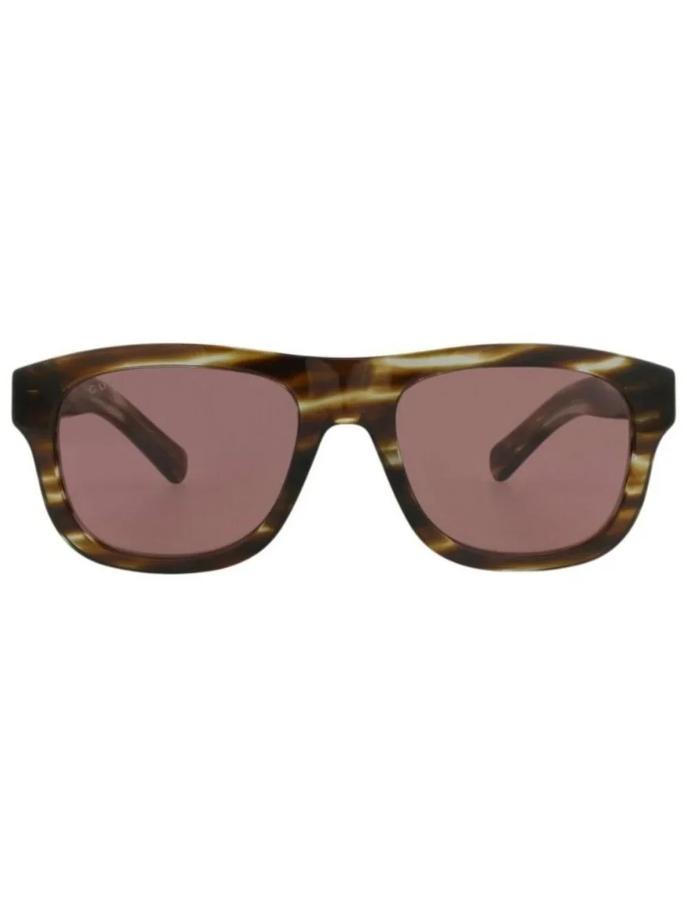 New Gucci Mens Square/Rectangle Havana Havana Brown Fashion Designer Sunglasses